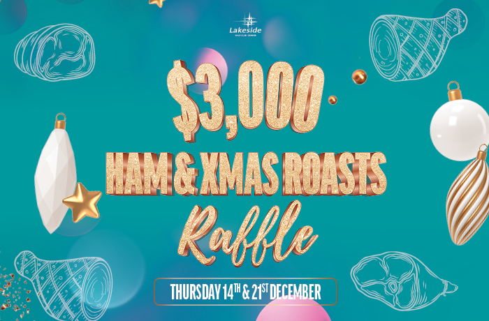 MEGA Christmas Raffles - $3,000 Ham & XMAS Roasts
