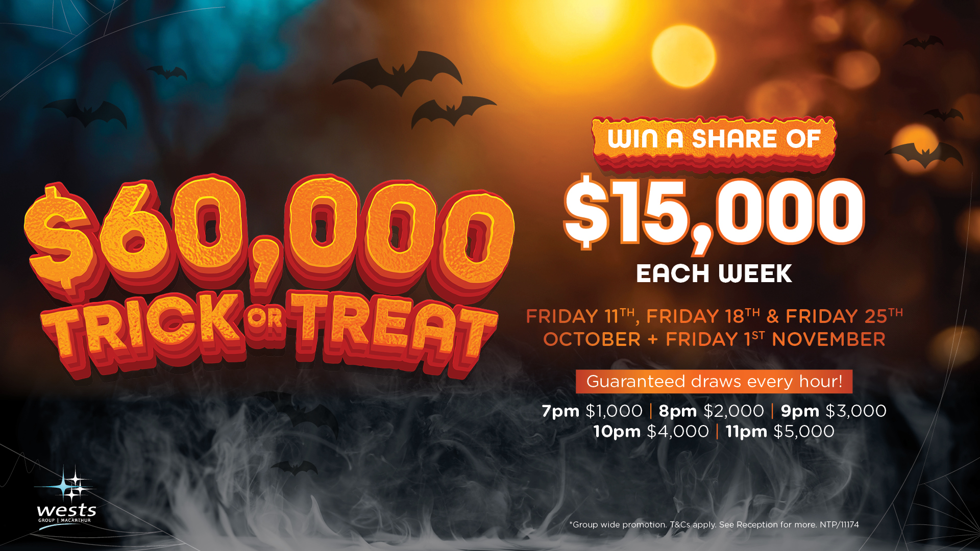 60,000 Trick or Treat Lakeside Golf Club Camden