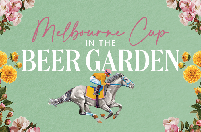 MELBOURNE CUP IN THE BEER GARDEN