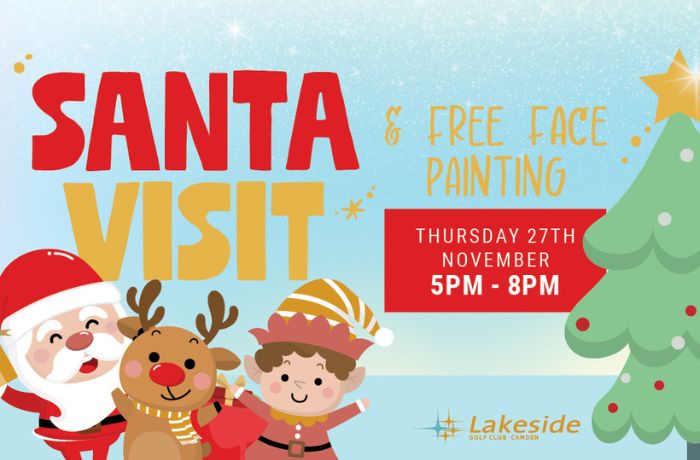 Santa Visits & FREE Face Painting