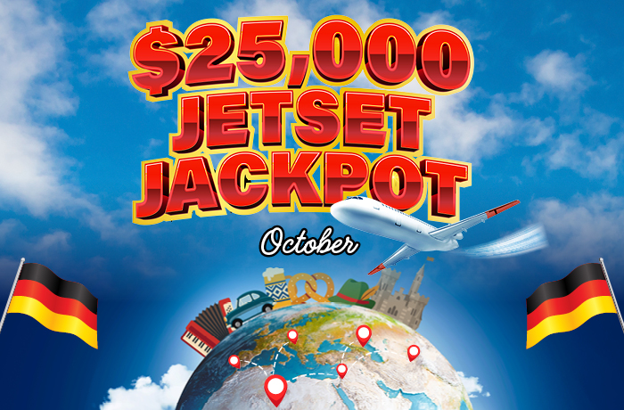 $25,000 JET SET JACKPOT - GERMANY