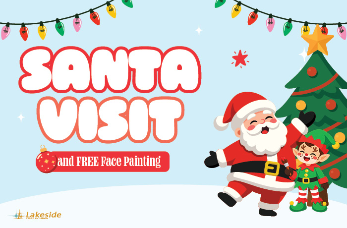 SANTA VISIT & FREE FACE PAINTING